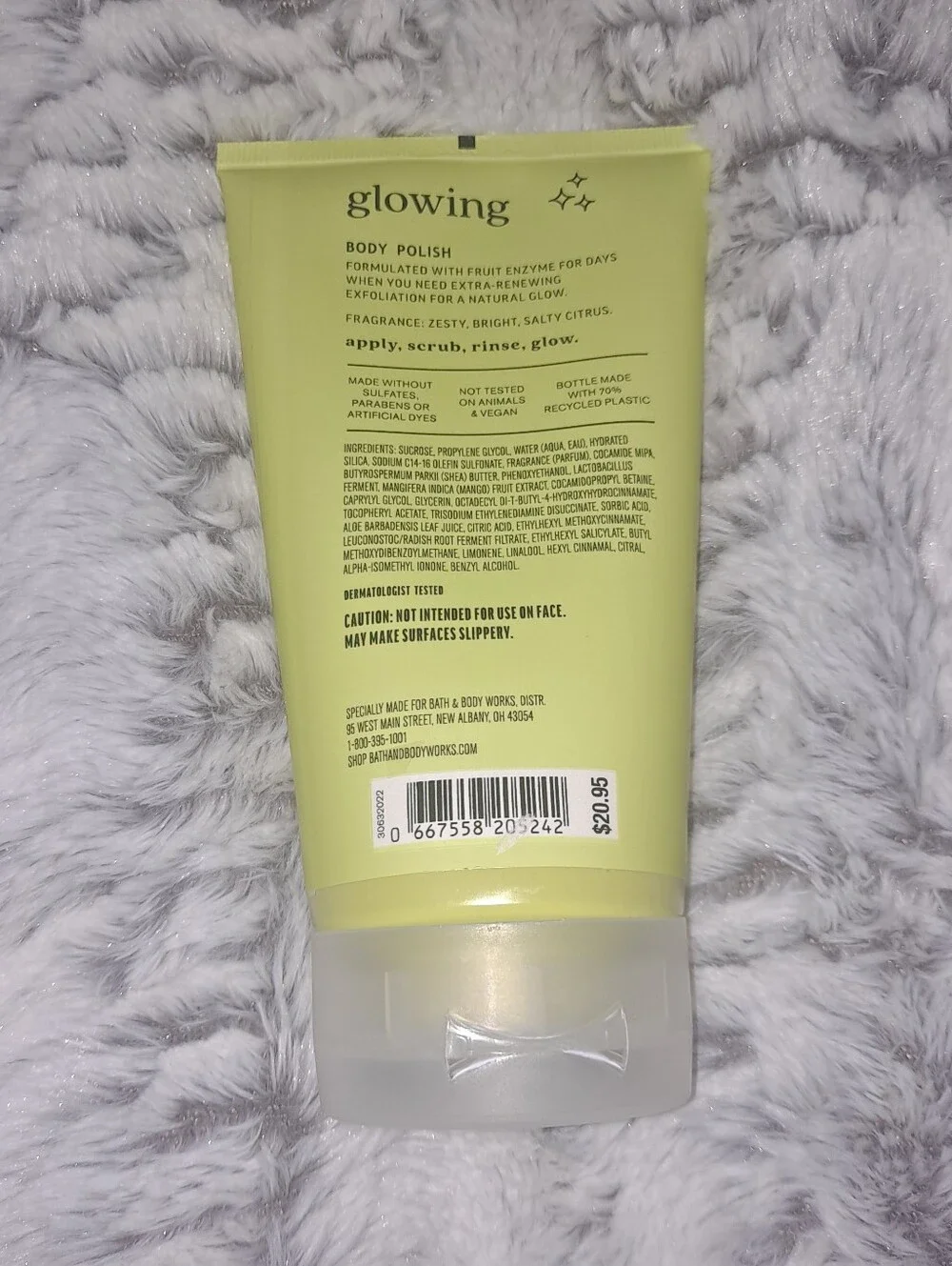 Bath And Body Works Glowing Fruit Enzyme Body Polish New